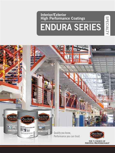 Interior/Exterior High Performance Coatings ENDURA SERIES.